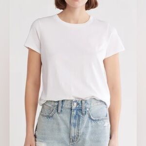 Madewell Vintage Crewneck Cotton T-Shirt Size XXS in White